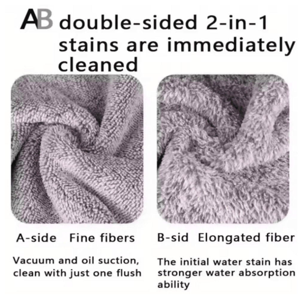 UltraFine Fiber Kitchen Towel Set Absorbent Soft StainRemoving Cloths 51020 Pcs 7
