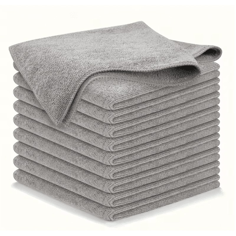 UltraFine Fiber Kitchen Towel Set Absorbent Soft StainRemoving Cloths 51020 Pcs 9