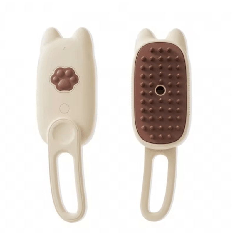 3in1 Electric Pet Steam Brush Spray Massage Grooming Comb For Cats Dogs 2