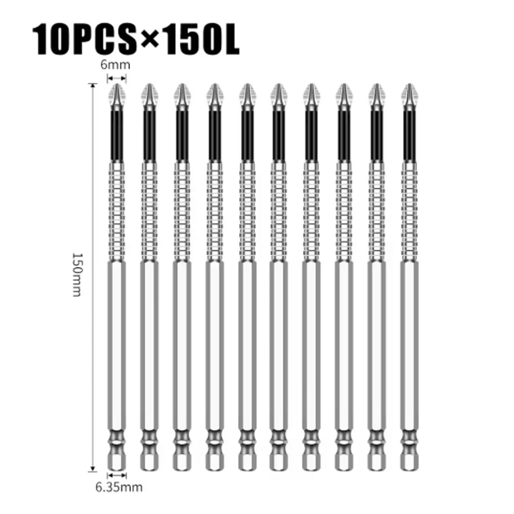 K5 S2 Magnetic Cross Head Screwdriver Bit Non Slip High Hardness Drill Bit 5A 0