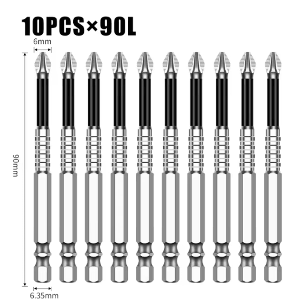 K5 S2 Magnetic Cross Head Screwdriver Bit Non Slip High Hardness Drill Bit 5A 1