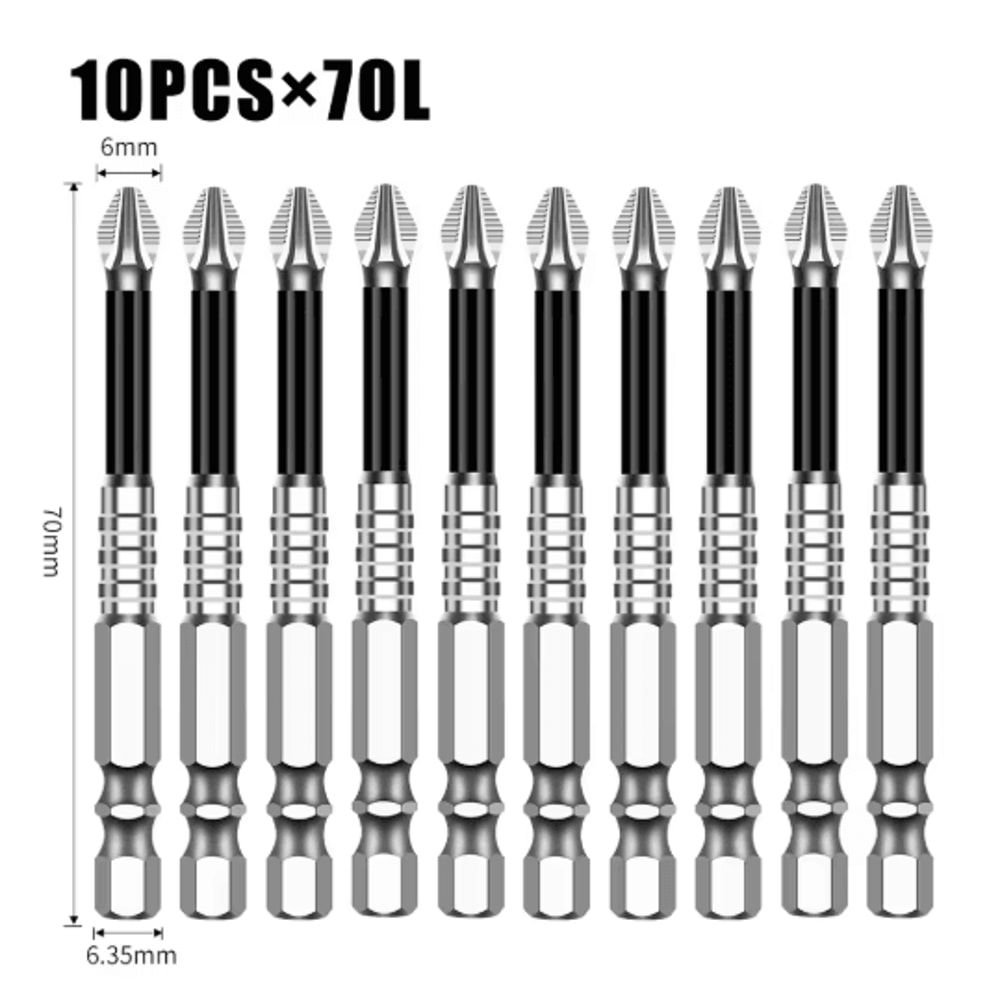 K5 S2 Magnetic Cross Head Screwdriver Bit Non Slip High Hardness Drill Bit 5A 2