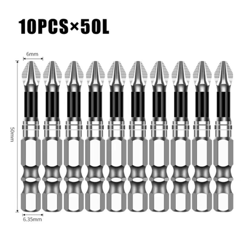 K5 S2 Magnetic Cross Head Screwdriver Bit Non Slip High Hardness Drill Bit 5A 4