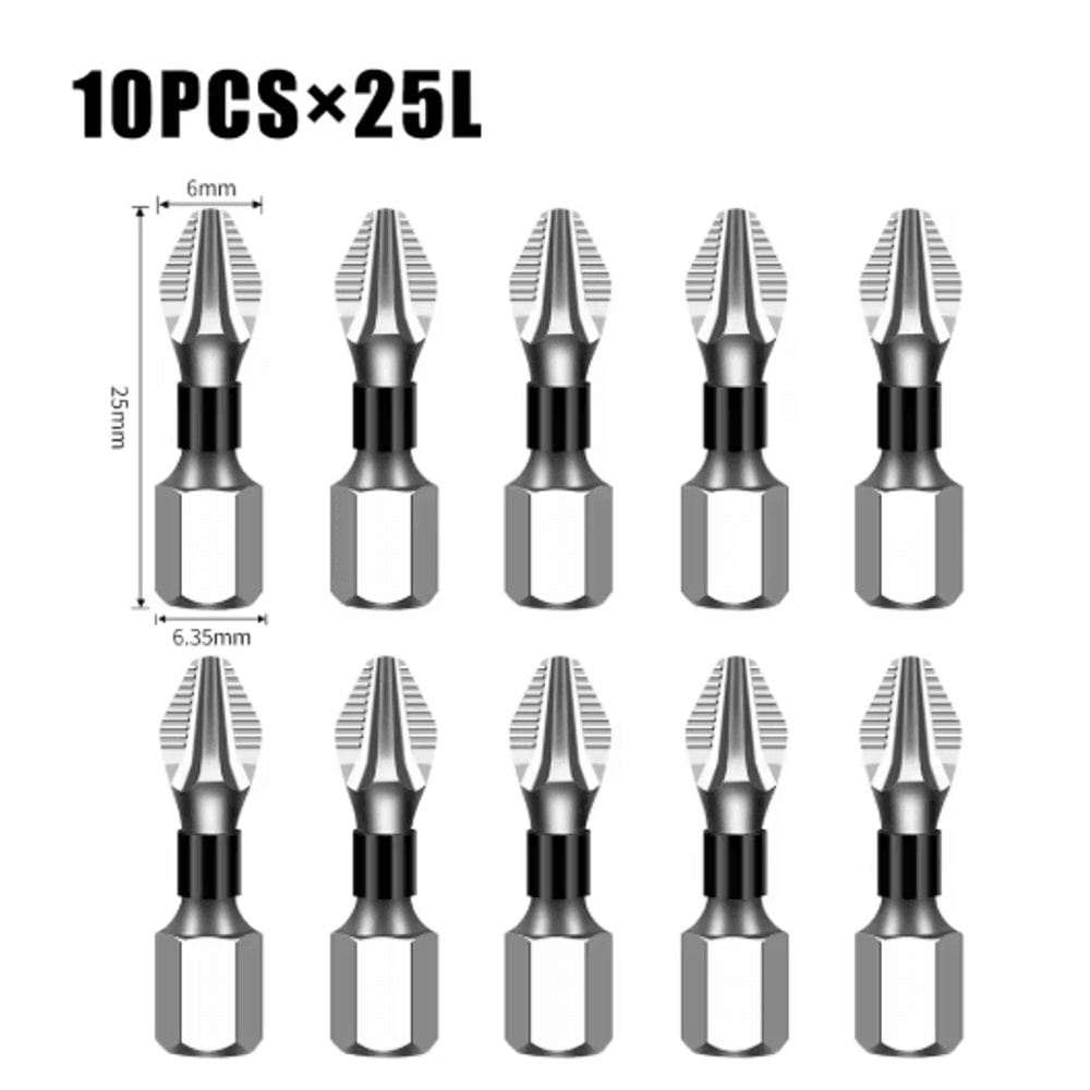 K5 S2 Magnetic Cross Head Screwdriver Bit Non Slip High Hardness Drill Bit 5A 5
