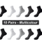 Mens Bamboo Fiber Socks 10 Pair Breathable Antibacterial Casual And Business Set EU 38 46 12