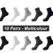 Mens Bamboo Fiber Socks 10 Pair Breathable Antibacterial Casual And Business Set EU 38 46 12