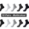 Mens Bamboo Fiber Socks 10 Pair Breathable Antibacterial Casual And Business Set EU 38 46 13