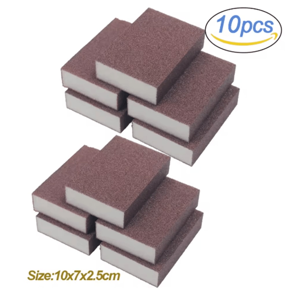 Magic Carborundum Sponge Eraser Rust And Scale Removing Cleaning Pads 1 To 8 Pcs 10