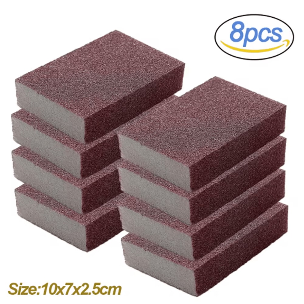 Magic Carborundum Sponge Eraser Rust And Scale Removing Cleaning Pads 1 To 8 Pcs 12