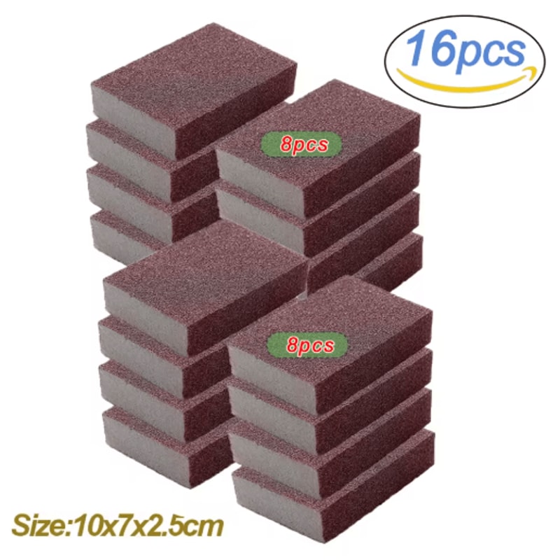 Magic Carborundum Sponge Eraser Rust And Scale Removing Cleaning Pads 1 To 8 Pcs 7