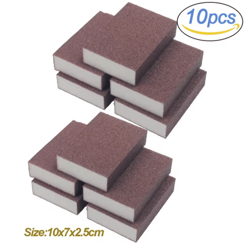 Magic Carborundum Sponge Eraser Rust And Scale Removing Cleaning Pads 1 To 8 Pcs 8