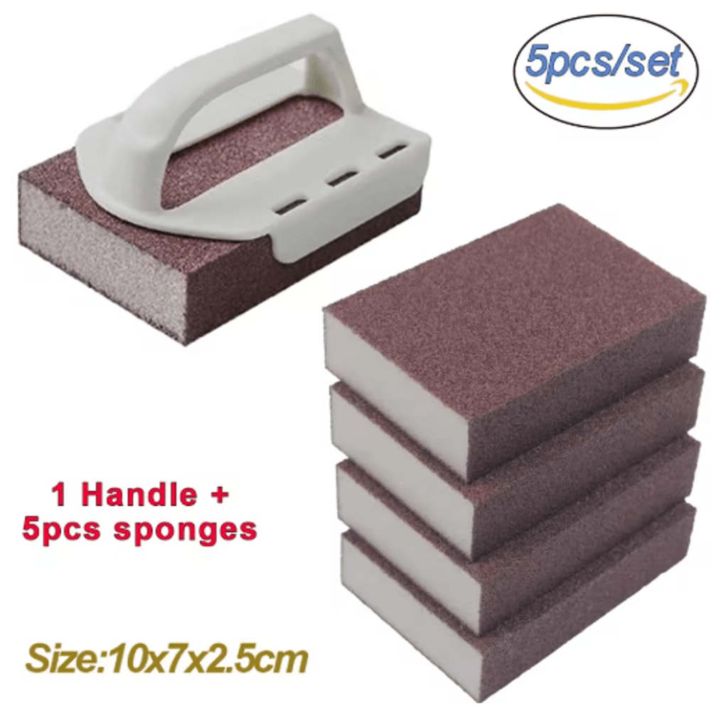 Magic Carborundum Sponge Eraser Rust And Scale Removing Cleaning Pads 1 To 8 Pcs 9