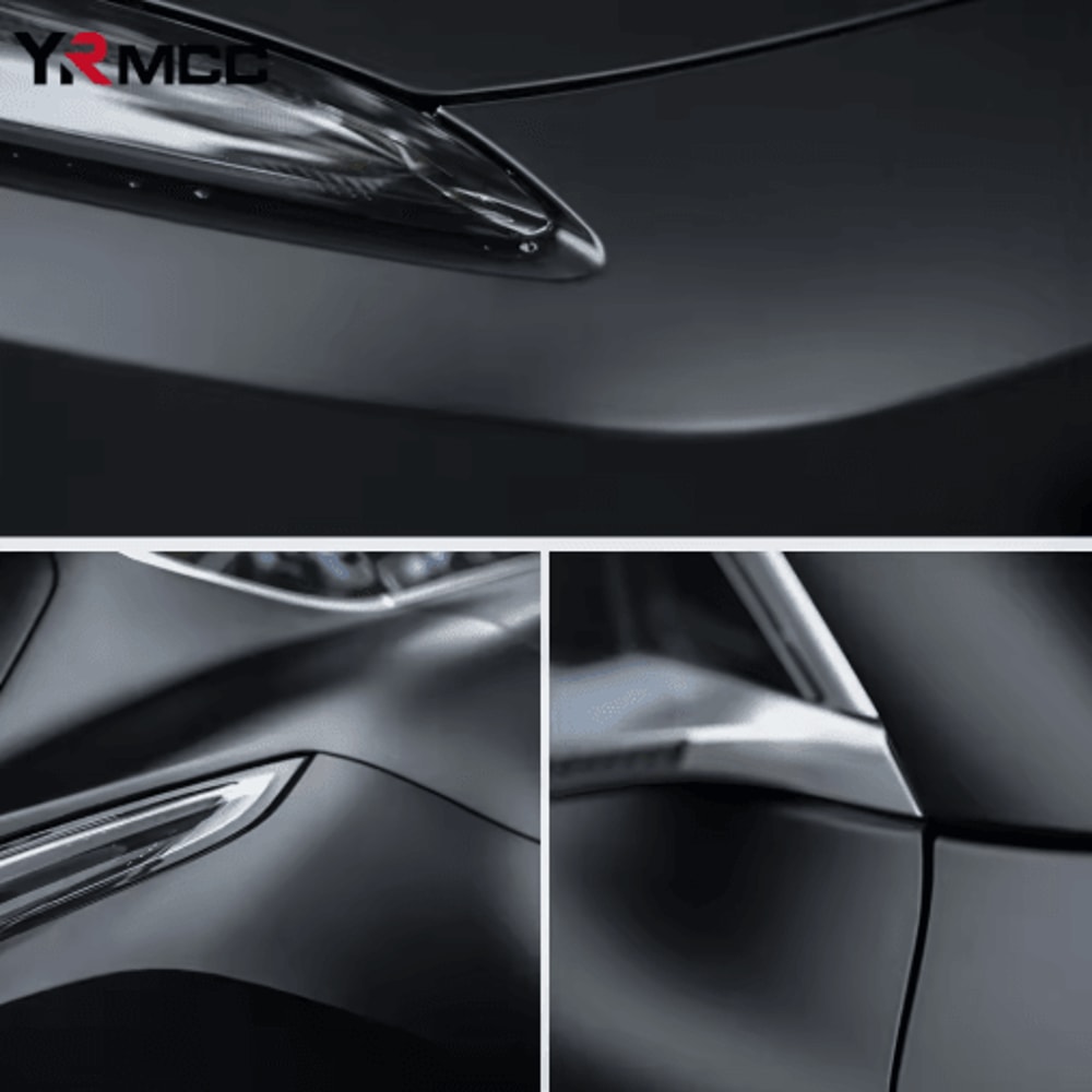 Matte Black Vinyl Car Sticker Wrap Waterproof Auto And Motorcycle Film 0