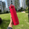 TYESO Stainless Steel Thermos Bottle With Straw 600ml 750ml Thermal Mug 11