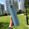 TYESO Stainless Steel Thermos Bottle With Straw 600ml 750ml Thermal Mug 13