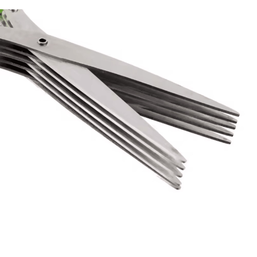 Multi Functional Stainless Steel 3 To 5 Layer Kitchen Scissors Herb And Scallion Cutter 1