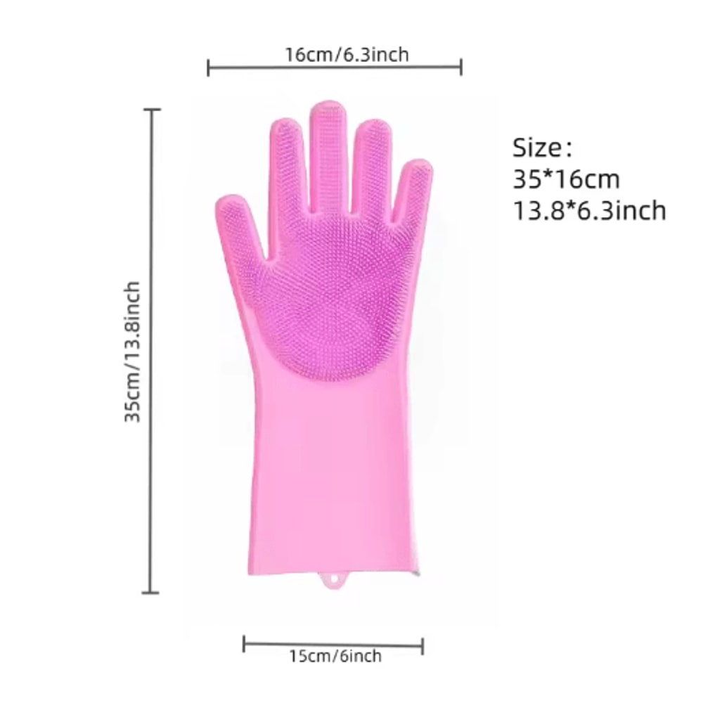 Silicone Cat Bathing Glove Gentle Grooming And Shampoo Massage Brush 1