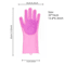 Silicone Cat Bathing Glove Gentle Grooming And Shampoo Massage Brush 1