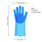 Silicone Cat Bathing Glove Gentle Grooming And Shampoo Massage Brush 3