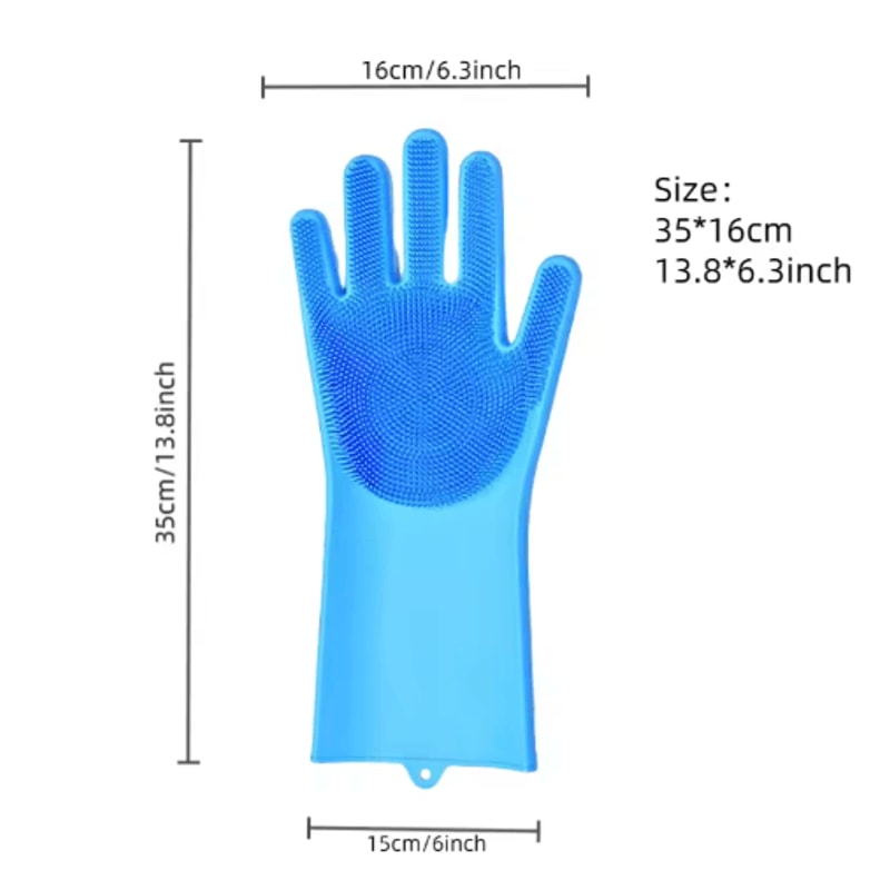 Silicone Cat Bathing Glove Gentle Grooming And Shampoo Massage Brush 3