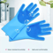 Silicone Cat Bathing Glove Gentle Grooming And Shampoo Massage Brush 4