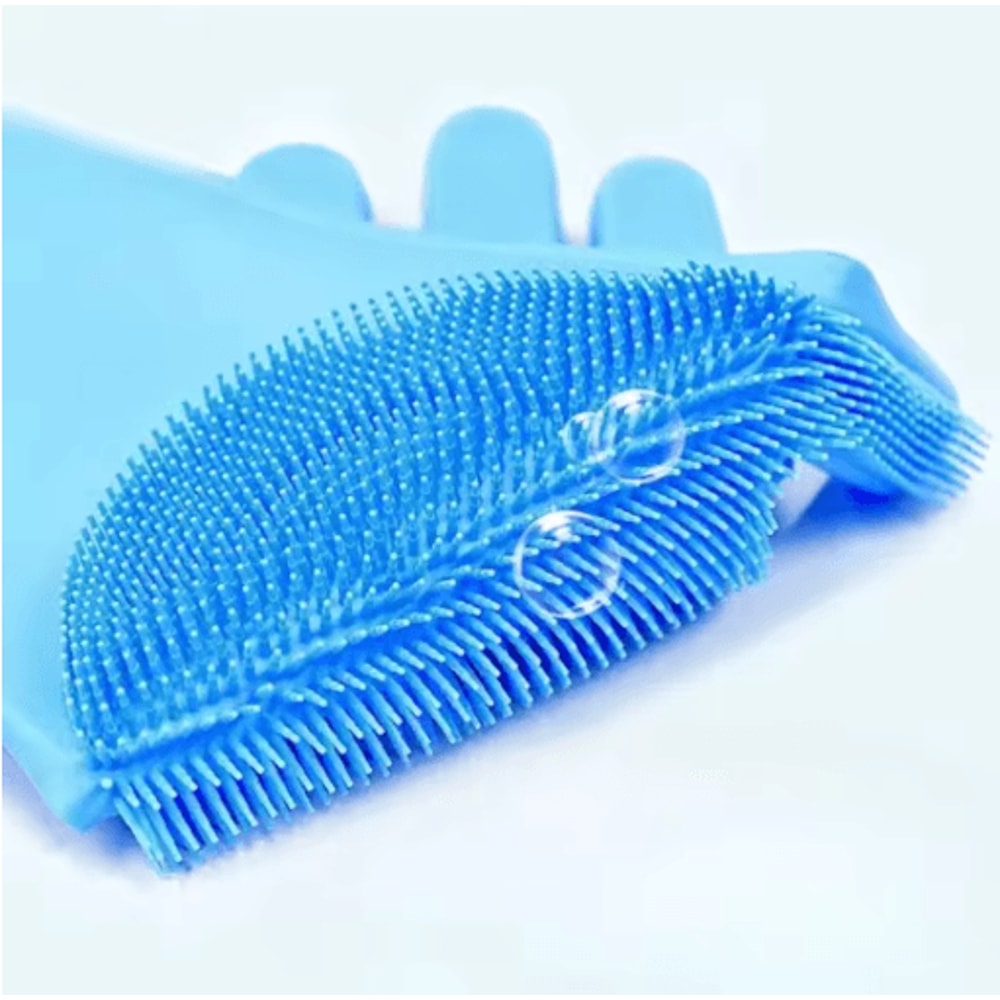Silicone Cat Bathing Glove Gentle Grooming And Shampoo Massage Brush 5