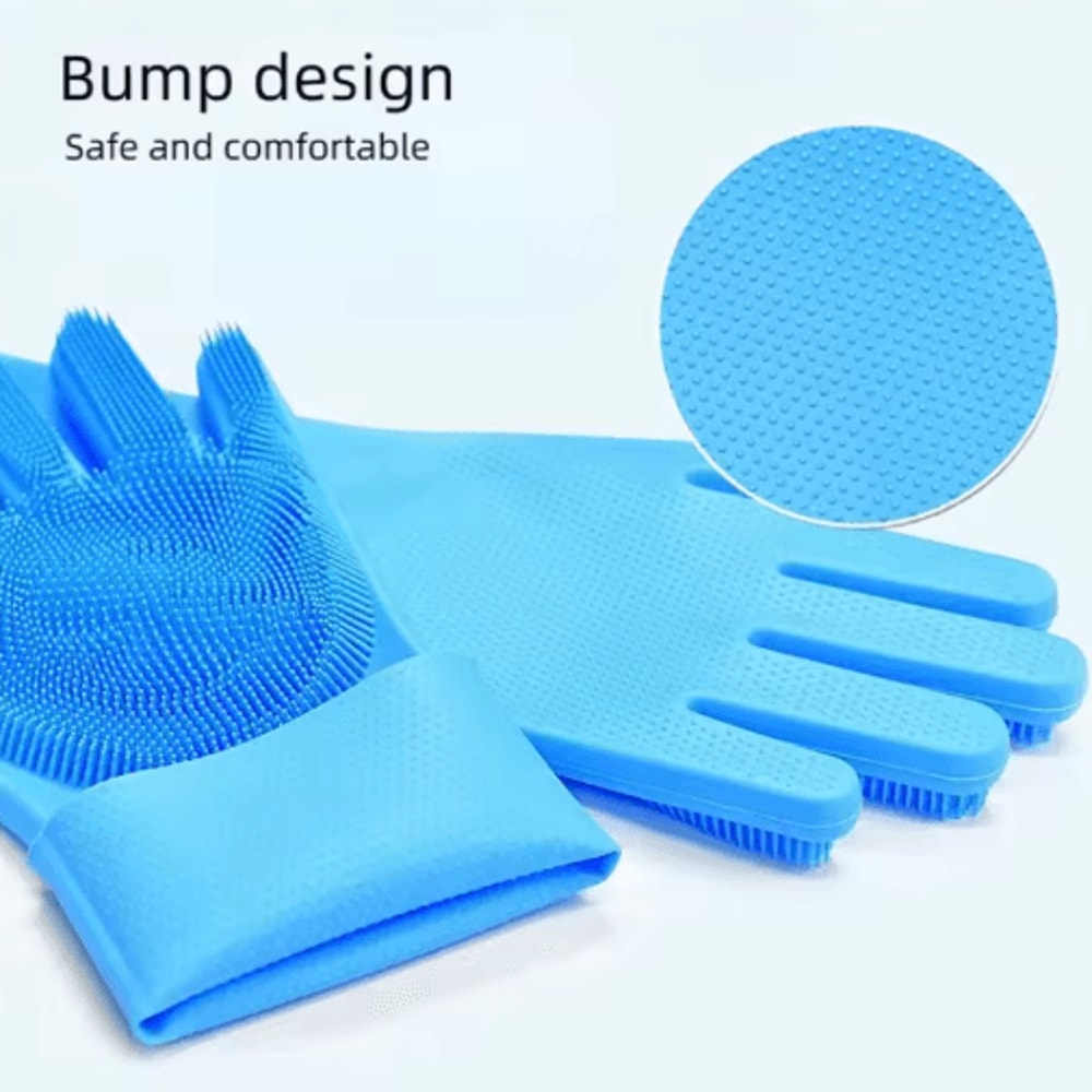 Silicone Cat Bathing Glove Gentle Grooming And Shampoo Massage Brush 7