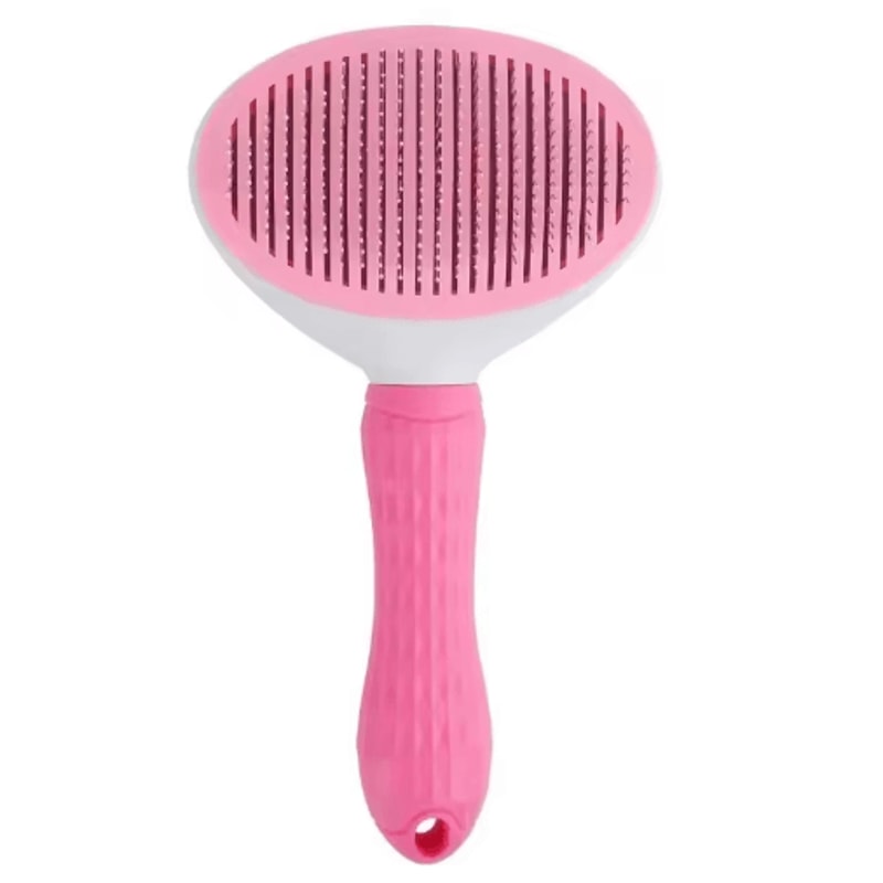 Self Cleaning Pet Hair Remover Brush Dematting Grooming Comb For Dogs And Cats 1