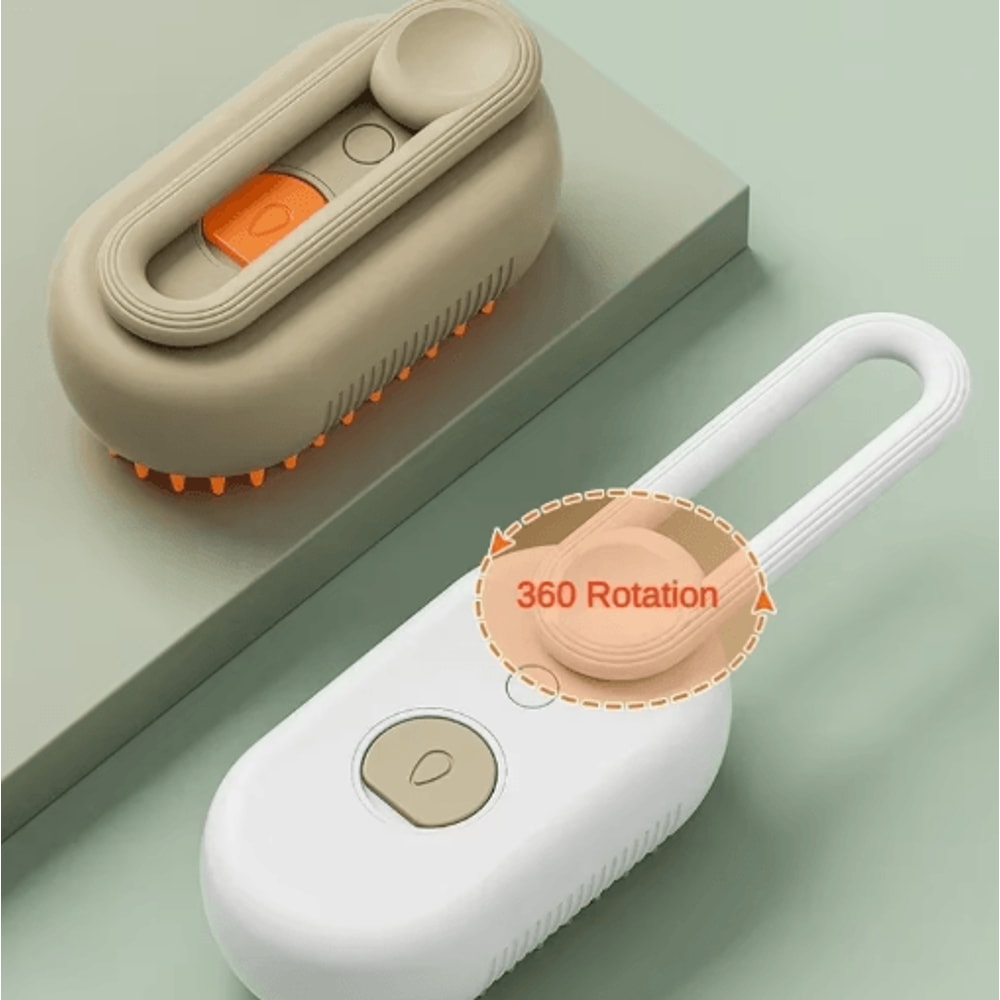 3 In 1 Pet Steam Spray Massage Brush One Button Grooming Comb For Cats And Dogs 7