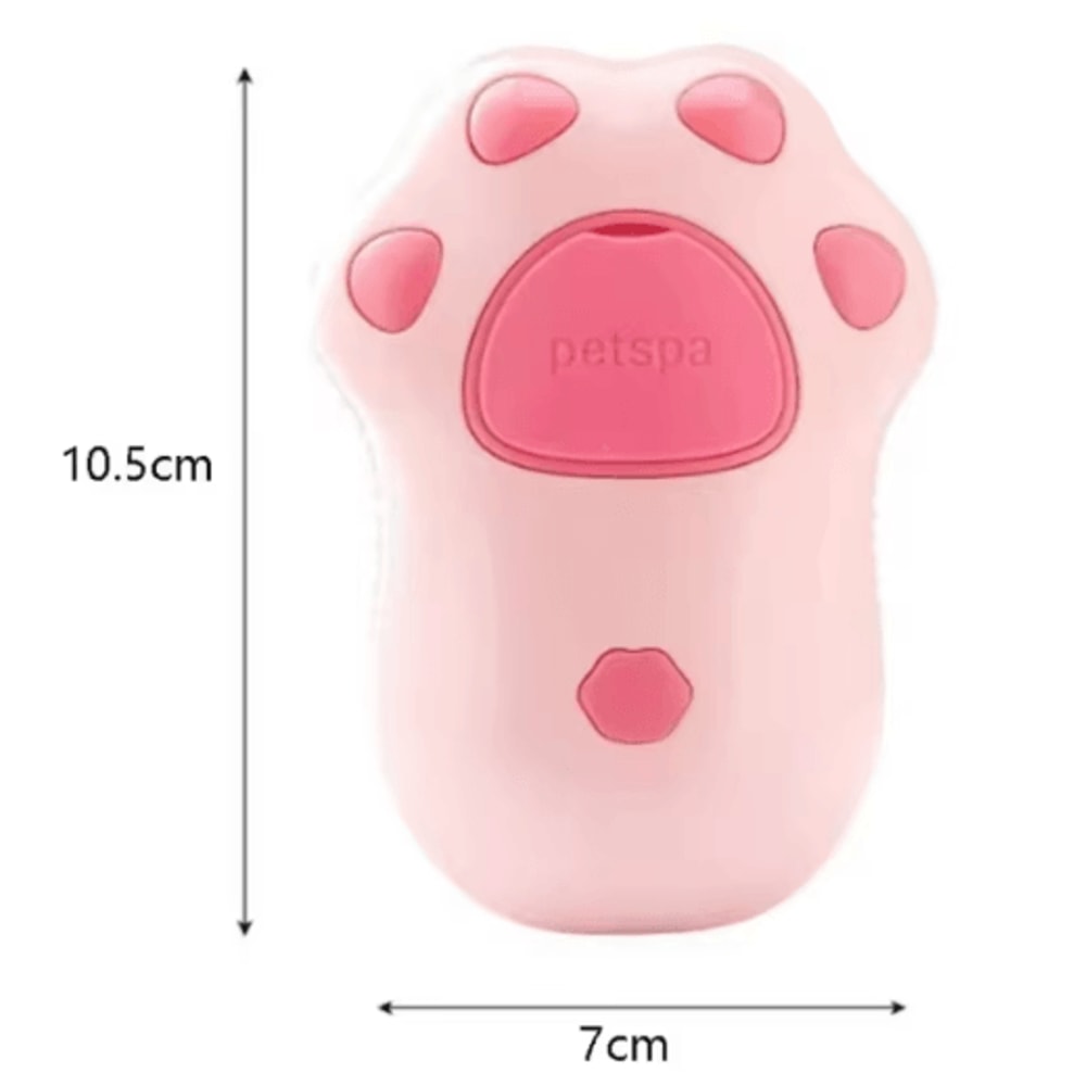 Cute Pink Silicone Pet Steam Massage Brush Floating Hair Bath And Grooming Comb 5