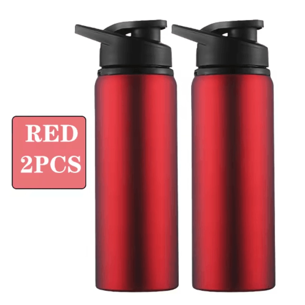 Metal Portable Water Bottle Leakproof Reusable Sports Cup For Outdoor And Travel 8