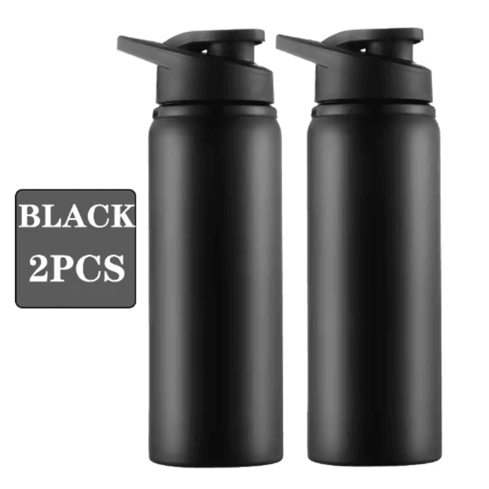 Metal Portable Water Bottle Leakproof Reusable Sports Cup For Outdoor And Travel 10