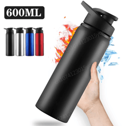 metal portable water bottle leakproof reusable sports cup for outdoor and travel