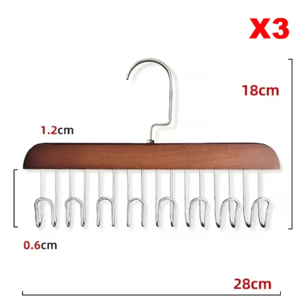 Multi Functional Bra And Accessory Hanger 1 To 3 Piece Wardrobe Organizer For Women And Men 1