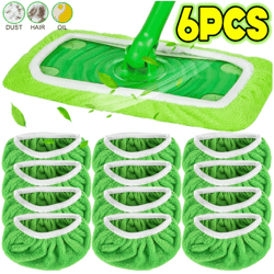 reusable microfiber mop pads wet and dry cleaning cloths for floors and furniture