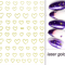 3D Nail Art Stickers Set Love Hearts Stars And Clouds French Tip Decals 1