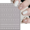 3D Nail Art Stickers Set Love Hearts Stars And Clouds French Tip Decals 0