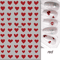 3D Nail Art Stickers Set Love Hearts Stars And Clouds French Tip Decals 8