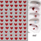 3D Nail Art Stickers Set Love Hearts Stars And Clouds French Tip Decals 8