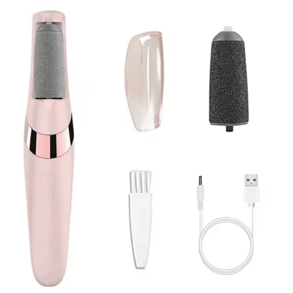 Electric Foot Grinder Electronic Callus Dead Skin Remover Pink 2
