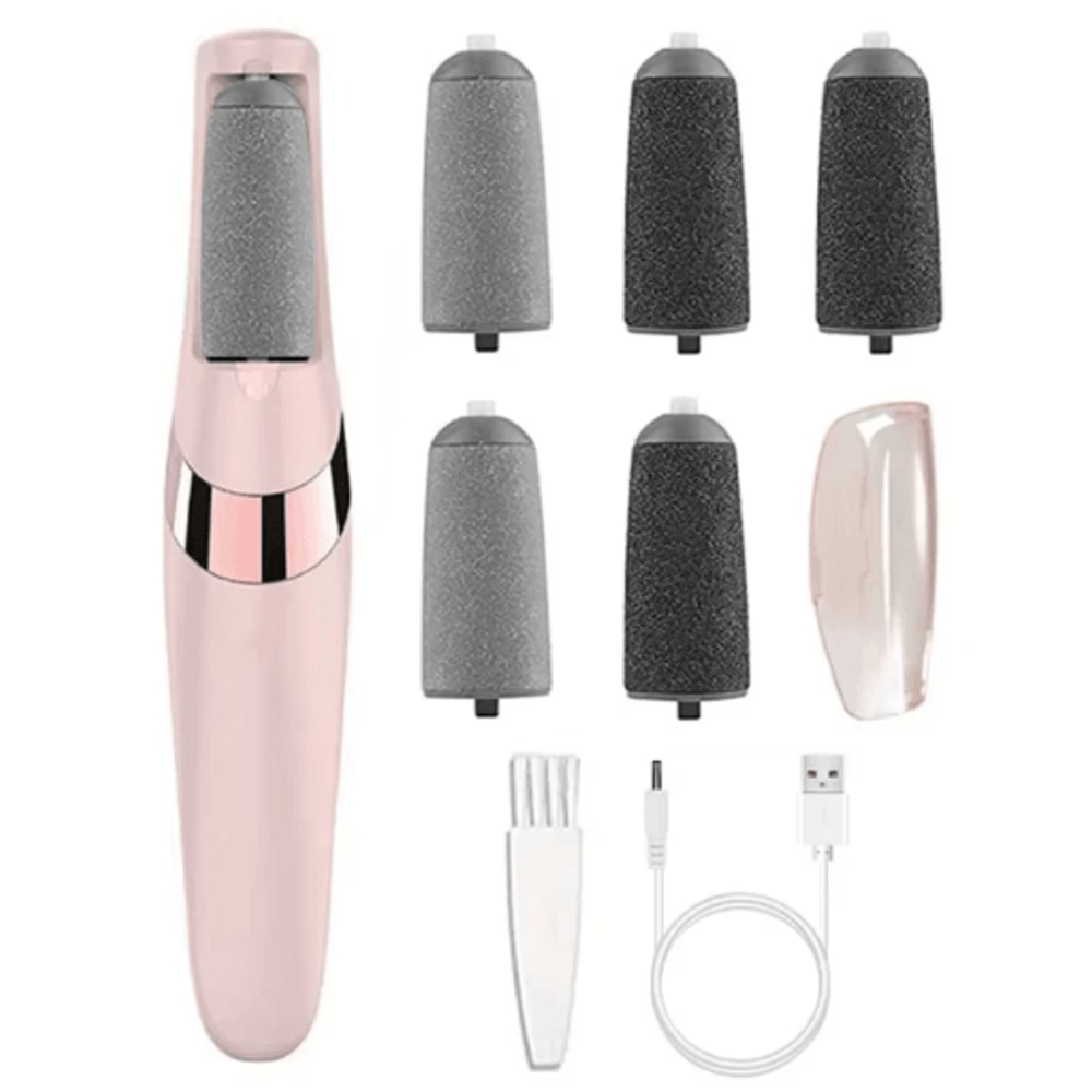 Electric Foot Grinder Electronic Callus Dead Skin Remover Pink 0