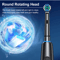 Rotary Rechargeable Electric Toothbrush For Adults 8 Soft Brush Heads 11