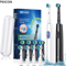 Rotary Rechargeable Electric Toothbrush For Adults 8 Soft Brush Heads 0