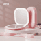 DoubleSided LED Makeup Mirror Adjustable Color 3 Magnification Portable USB Charging 4