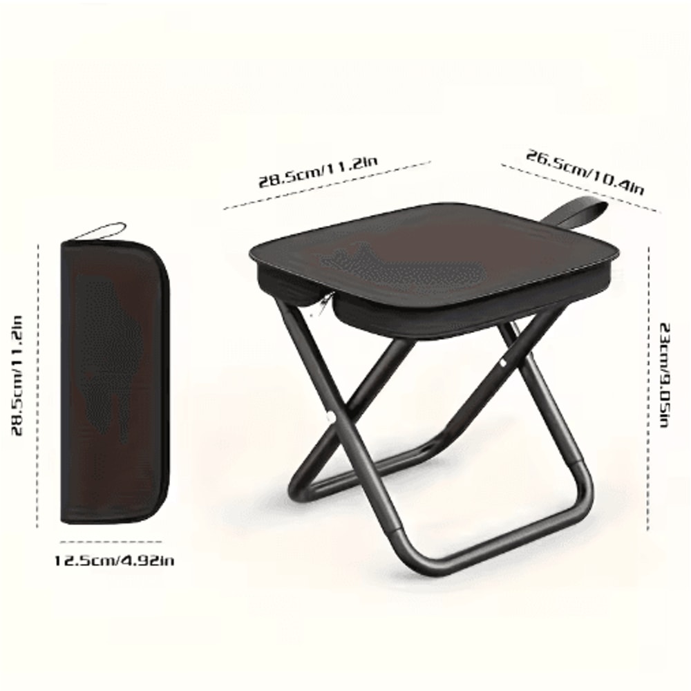 Portable Multifunctional Outdoor Folding Stool Ultralight Picnic Camping Fishing Chair 1