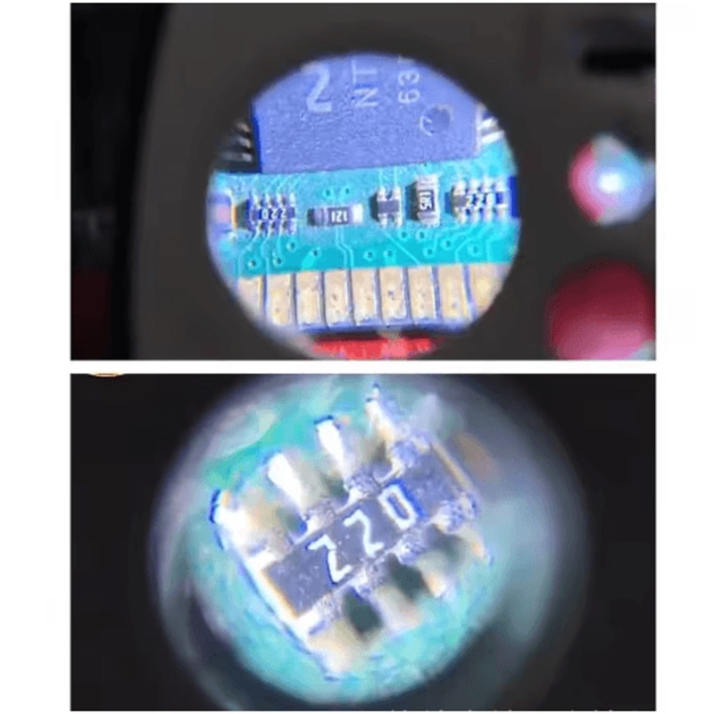 Portable LED Jewelry Loupe Magnifier 30 60 90 Mini Pocket Microscope 3