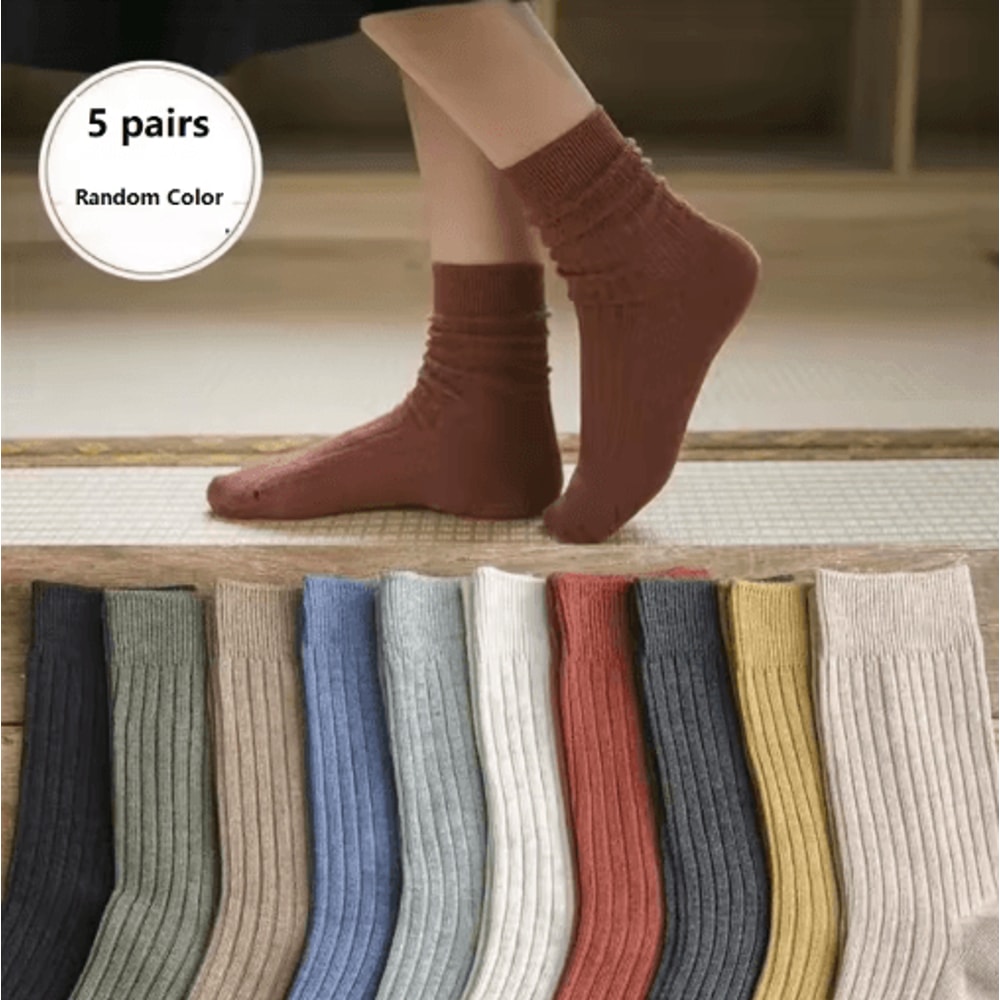 Vibrant Mixed Color Striped Comfort Crew Socks 5 To 20 Pairs Womens Everyday Essentials 3