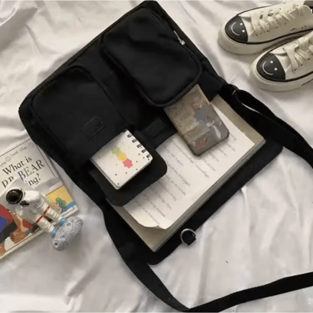 Canvas Crossbody Bag For Women Youth Fashion Shoulder Bag With Large Capacity 8