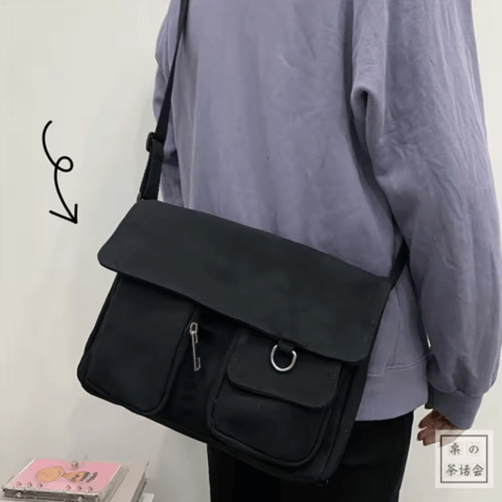 Canvas Crossbody Bag For Women Youth Fashion Shoulder Bag With Large Capacity 10