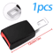 Car Seat Belt Extender Buckle Thickened Straight Insert Safety Belt Lengthener 15